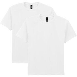 Gildan Youth Heavy Cotton T Shirt 2 Pack Kids Short Sleeve Tee Classic Fit